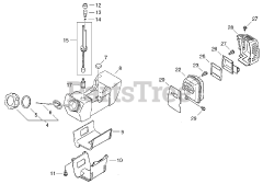 Echo SRM-4605 - Echo Brush Cutter (SN: 20001001 - 20999999)