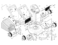 Murray 21P55L20X8A (96137001606) - Murray 21" Walk-Behind Mower (2010)