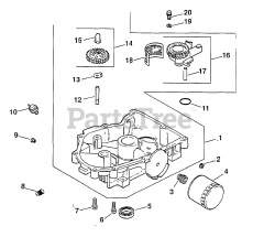 Exmark TTH-18KC - Exmark Turf Tracer Walk-Behind Mower, 18hp Kohler (SN: 115000 - 129999) (1996) Oil Pan/Lubrication - Pg. 11