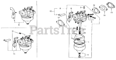 Honda EG1500 K4 A (G200) - Honda Generator, Made in Japan (SN: G200-1000107 - G200-9999999) CARBURETOR (1)