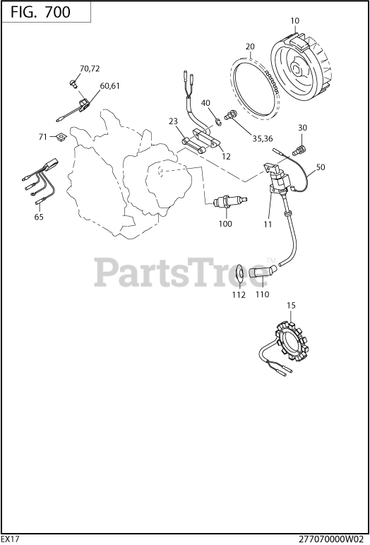Subaru Robin 170DT0011 SP 170