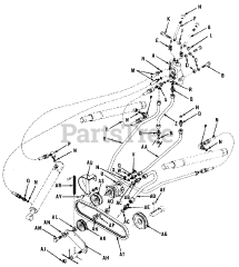 Simplicity 990412 - Simplicity Loader, Front End Hydraulics Group (3646I01)