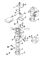 Kohler K660-2954 - Kohler K-Series Engine, Basic Version, 24hp, 17kW Carburetor - Pg. 5.6 022500274