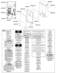 Briggs & Stratton 040636-00 - Briggs & Stratton 20kW Home Standby Generator with 150 Amp ATS Decals Group - ATS Warning (Used After Serial No. 1023533174)