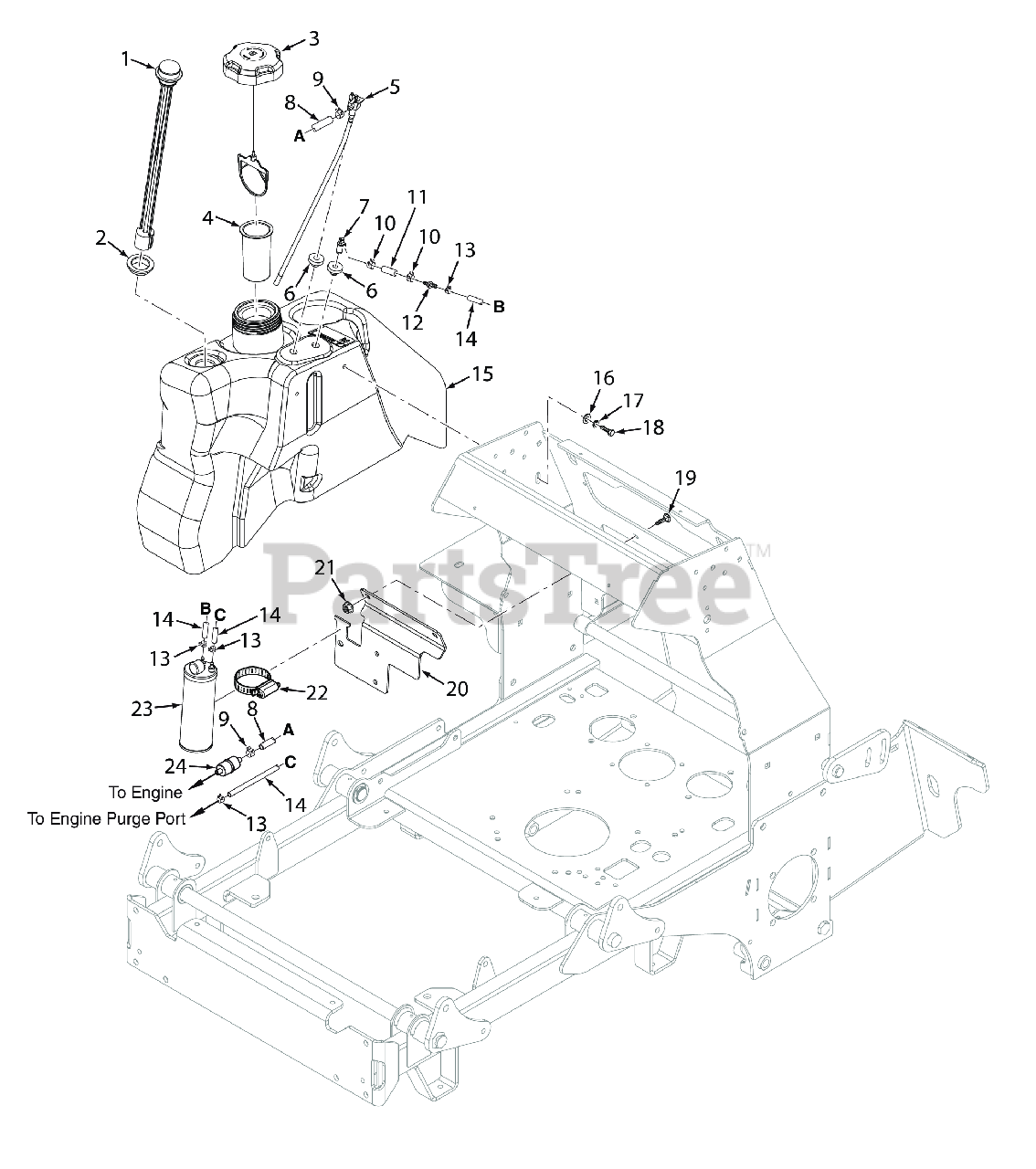 Scag SVRII-36A-19FX - Scag V-Ride II 36