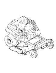 Columbia ZT-50 (17AF2ACP897) - Columbia 50" Zero-Turn Mower (2012)