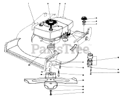 Toro 20705 - Toro Walk-Behind Mower (SN: 000000001 - 000999999) (1980) Engine Assembly