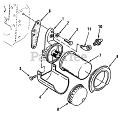 Toro 73420 (416-8) - Toro Garden Tractor (SN: 059000715 - 059999999) (1995) Oil Filter
