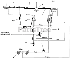 Lawnflite 145-822-132 - Lawnflite Garden Tractor (1985) (Allied Hardware) Electrical System