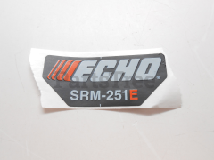 Echo X503006160 Label, Model