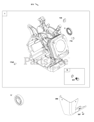 Briggs & Stratton 19J137-0012-F1 - Briggs & Stratton Horizontal Engine Cylinder Group