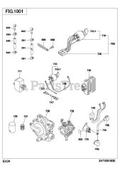Subaru Robin EH340BS7640 (EH34) - Subaru Robin Engine 1001 Ship Loose