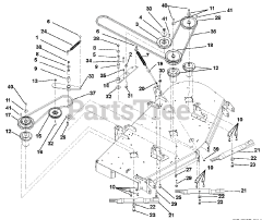 Gravely 991104 (Pro-Turn 160) - Gravely Pro-Turn 60" Zero-Turn Mower, CARB (SN: 020000 - 020999) Belts, Spindles, Idlers &amp; Blades, 60" Deck