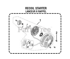 PowerStroke PS 9C3501 B - PowerStroke 3500 Watt Generator General Assembly (RECOIL STARTER)