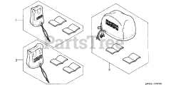 Honda BF130 A2 XA (BZBE) - Honda Marine Engine, Made in Japan (SN: BZBE-1300001 - BZBE-1400000) REMOTE CONTROL BOX COVER + ENGINE COVER KIT