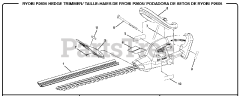 Ryobi P 2605 - Ryobi Hedge Trimmer General Assembly