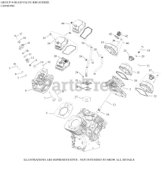 Kohler ECH940-3003 - Kohler Command PRO EFI Engine, Basic Version, 35hp 04 CylinderHead/Breather