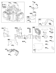 Briggs & Stratton 40N877-0054-B1 - Briggs & Stratton Vertical Engine