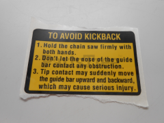 Echo 89019130130 Caution Label