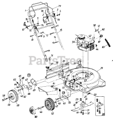 Coast to Coast 481-0321 (121-282R054) - Coast to Coast Walk-Behind Mower (1991)