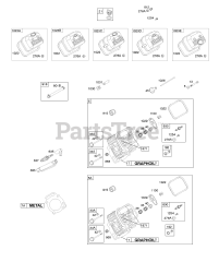 Briggs & Stratton 350442-0002-01 - Briggs & Stratton Horizontal Engine Cylinder Head