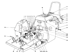 Toro 56020 - Toro 25" Premium Rear-Engine Riding Mower (SN: 003000001 - 003999999) (1973)