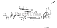 Honda EM5000SX K1 A/A (EA7) - Honda Generator, Made in Japan (SN: EA7-1100001 - EA7-1125948) CAMSHAFT