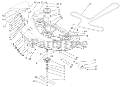 Toro 74501 (Z 16-44) - Toro 44" TimeCutter Zero-Turn Mower (SN: 220000001 - 220999999) (2002)