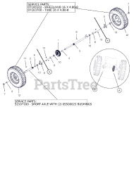 Ariens 921025 - Ariens 28" Power Brush, Subaru (SN: 057000 & Above)