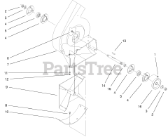 Toro 104-2489 - Toro Blower Assembly for 44" Vac/Baggers