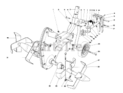 Toro 58336 - Toro 22" Tiller (SN: 007000001 - 007999999) (1977)
