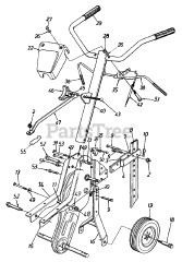 Yard Machines 21A-340-000 - Yard Machines Tiller (1998)