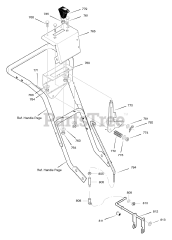 Craftsman C950-52431-1 - Craftsman 30" Snow Thrower, Canada (2005) (Sears)