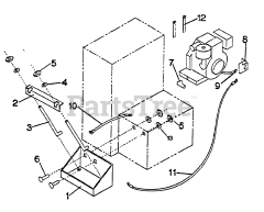 Echo SH-8000 E - Echo Shredder (Original Version) (1991 - 1992) Battery Box