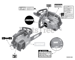 Echo CS-341 - Echo Chainsaw (SN: C23111001001 - C23111999999)