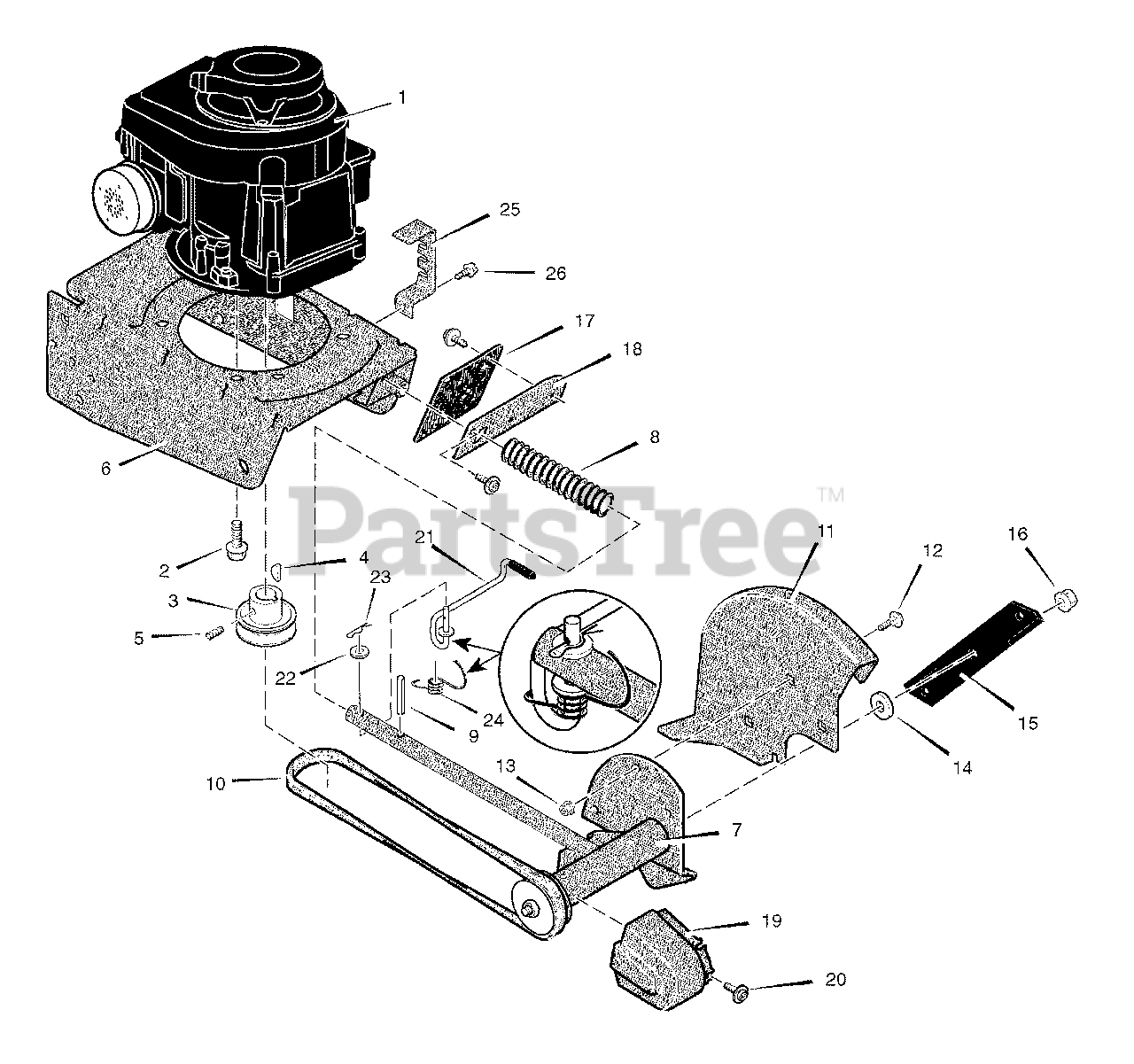 Craftsman 536.772350 Craftsman Lawn Edger (2006) (Sears) Edger Blade