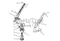 Toro 51256 - Toro 10" String Trimmer, Electric (SN: 059000001 - 059999999) (1995)