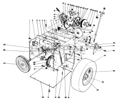 Toro 38052 (521) - Toro 21" Snow Thrower (SN: 008000001 - 008999999) (1988)