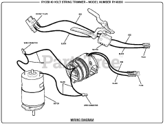 Ryobi RY 40200 - Ryobi 40V String Trimmer Wiring Diagram