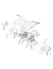 Cub Cadet RZT-50 (17WI2ACP010) - Cub Cadet 50" RZT Zero-Turn Mower, Kawasaki (2010)