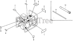 Honda EZ1400 A (EZEY) - Honda Generator, Made in Japan (SN: EZEY-1000001 - EZEY-9999999) MARKS