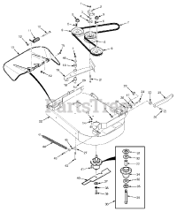 Scag SWZT36-14FS - Scag 36" Walk-Behind Mower, 14hp Kawasaki (SN: L3400001 - L3499999)