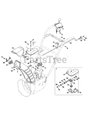 Columbia 11530 PC (31AH55K5897) - Columbia 30" Snow Thrower (2013)