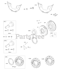 Briggs & Stratton 613477-0141-E1 - Briggs & Stratton Horizontal Engine Flywheels, Stub Shafts