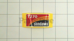 Echo X504001950 Model Decal, Shindaiwa T270 - image 2