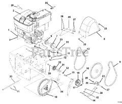 Gravely 926503 - Gravely 36" Power Brush, Tecumseh (SN: 001001 & Above)