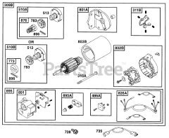 Briggs & Stratton 252416-0737-01 - Briggs & Stratton Horizontal Engine