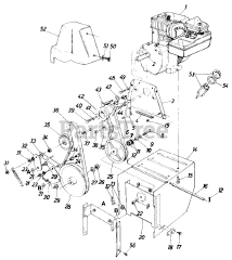 Cub Cadet 555 (316-555-100) - Cub Cadet 24" Snow Thrower (1986)