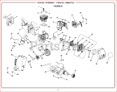 Genuine OEM Carburetor With Gasket For Black Max / Homelite / Hyper Tough String Trimmers (2-Stroke)