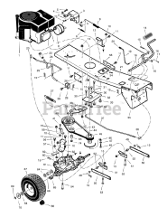 Briggs & Stratton 309003x99A - Briggs & Stratton 30" Rear-Engine Riding Mower (2003) (AAFES)
